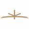 Ekena Millwork Alberta Smooth Timber Gable Bracket, Western Red Cedar, 84"W x 24"H x 1 1/2"D x 3 1/2"F, 7/12 Pitch GBW084X24X0204ALB00SWR - alternate 1